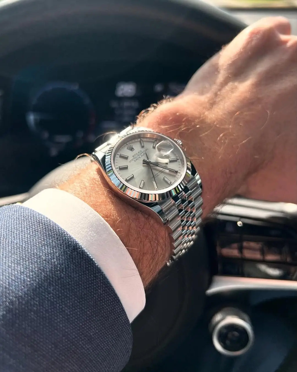 Rolex Date Just heavy shift movement