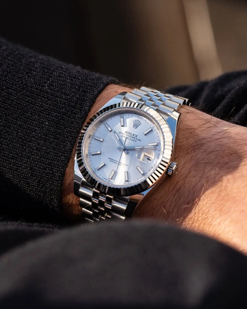 Rolex Date Just heavy shift movement