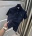 Lacost e Navy Blue Embroidery Logo Premium Polo T-Shirt