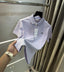 Lacost e Purple Embroidery Logo Premium Polo T-Shirt