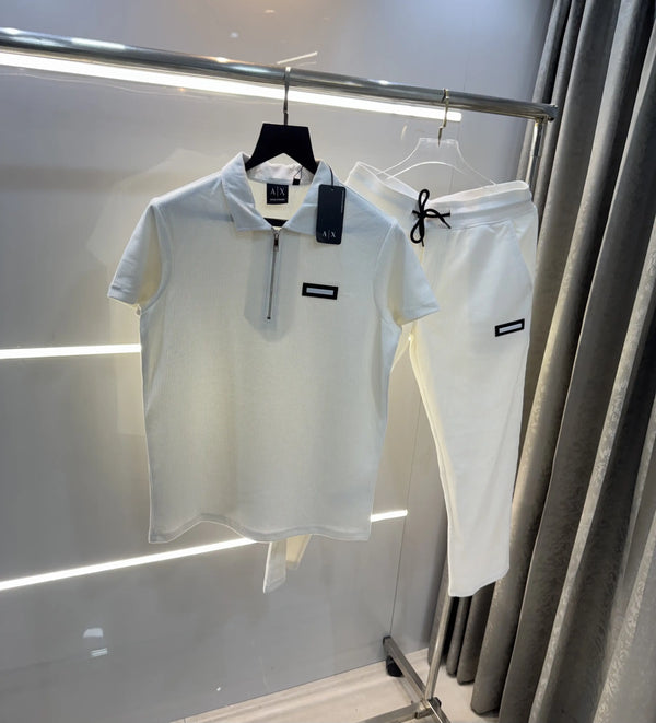 Arman i Exchange White A Logo Work Premium Tracksuit