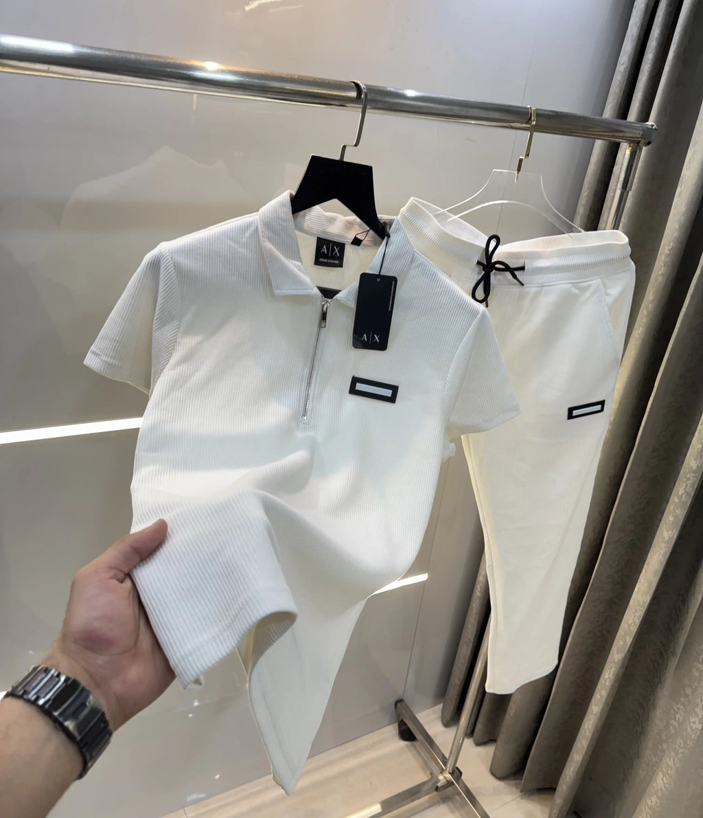 Arman i Exchange White A Logo Work Premium Tracksuit