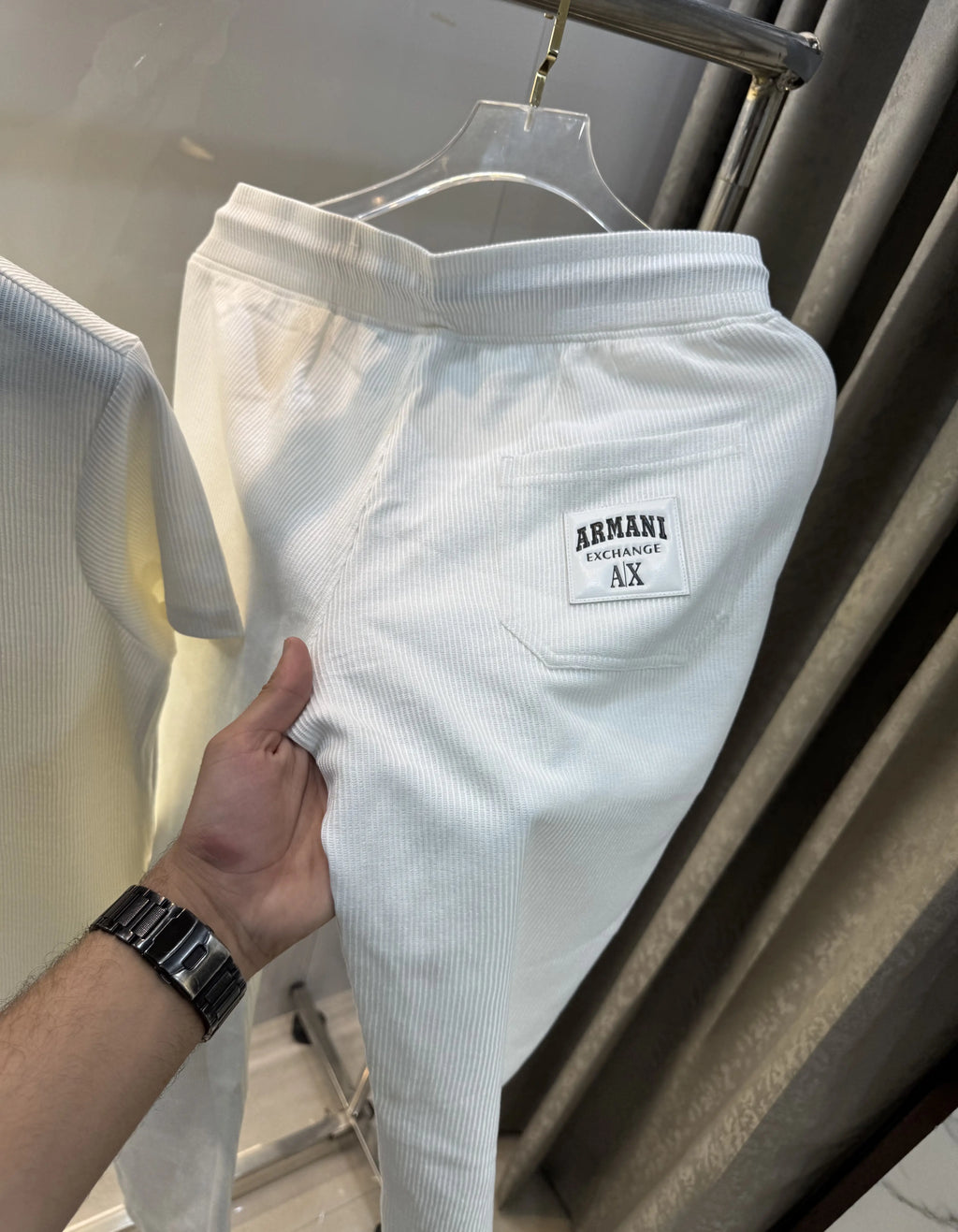 Arman i Exchange White A Logo Work Premium Tracksuit
