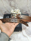 CK CALVIN KLEIN PREMIUM QUALITY IMP 💯 LEATHER BELT WITH OG BOX