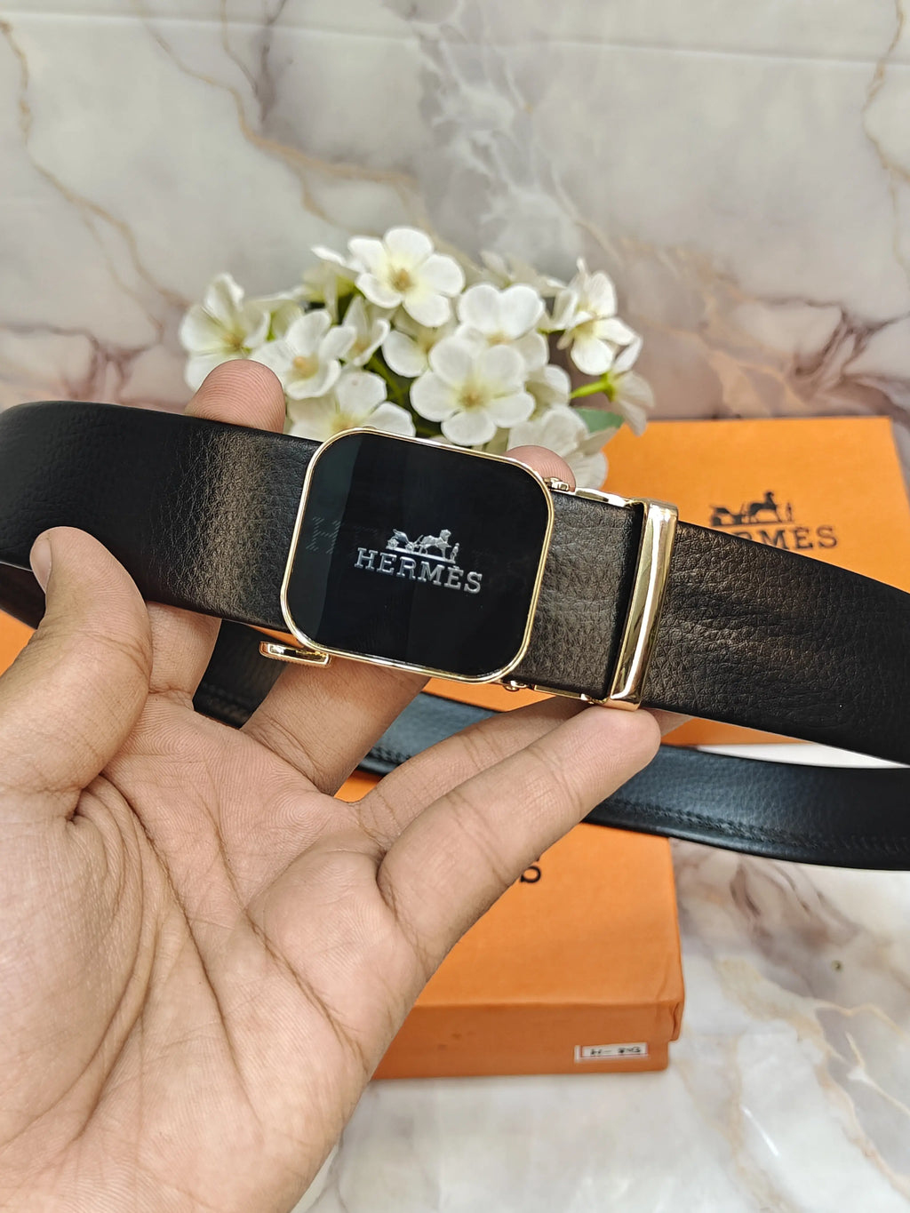 HERMES IMP PREMIUM QUALITY AUTOLOCK BELT WITH OG BOX
