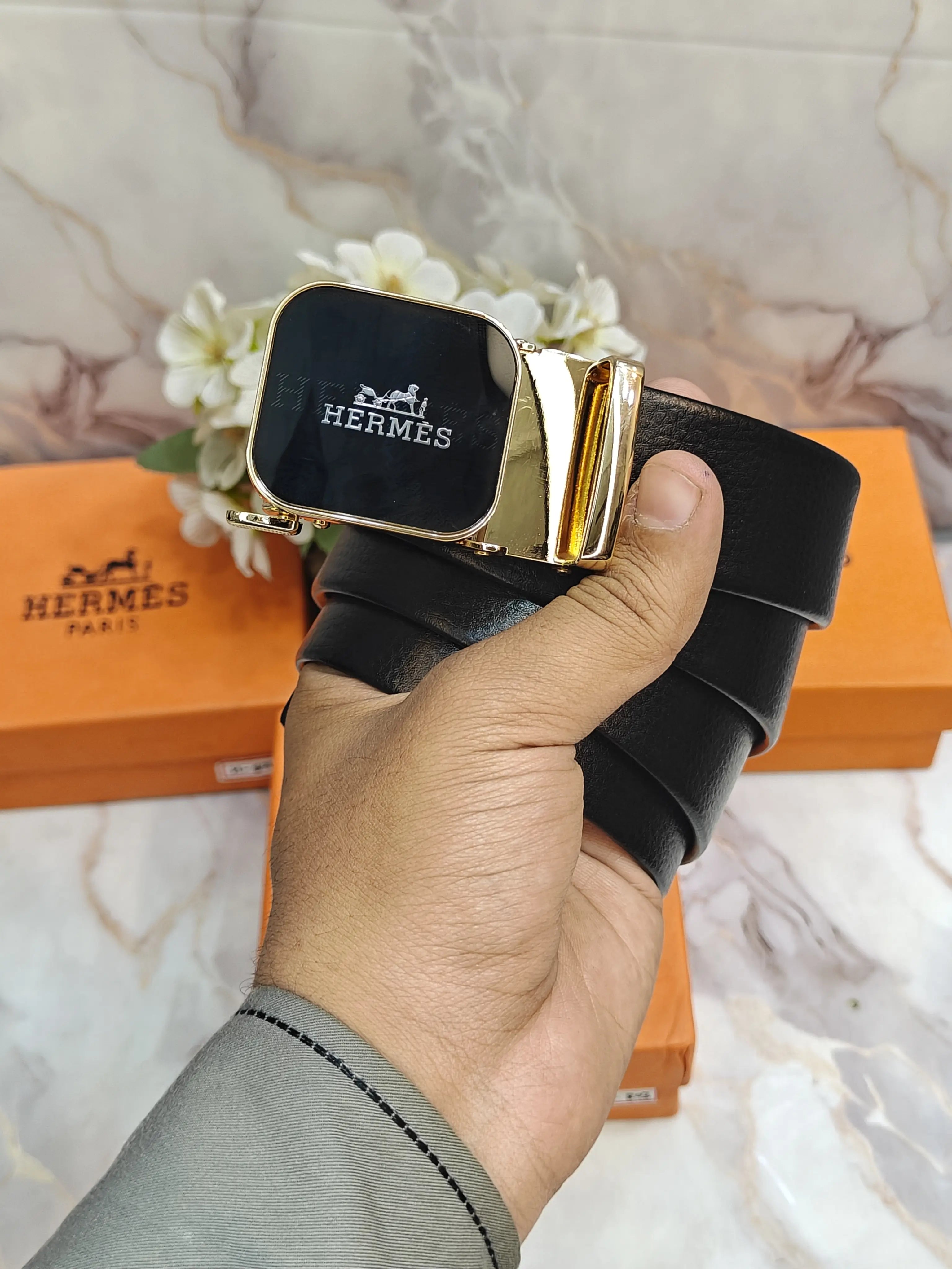 HERMES IMP PREMIUM QUALITY AUTOLOCK BELT WITH OG BOX