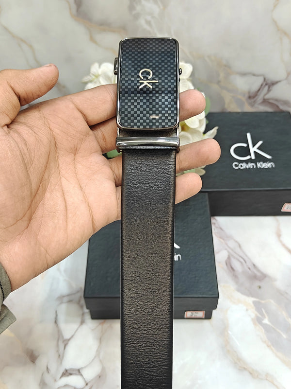 CK CALVIN KLEIN PREMIUM QUALITY AUTOLOCK BELT WITH OG BOX CK-513