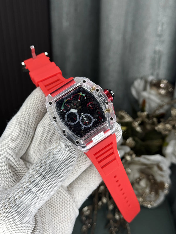 Richard Mille Red Premium Chronograph Watch
