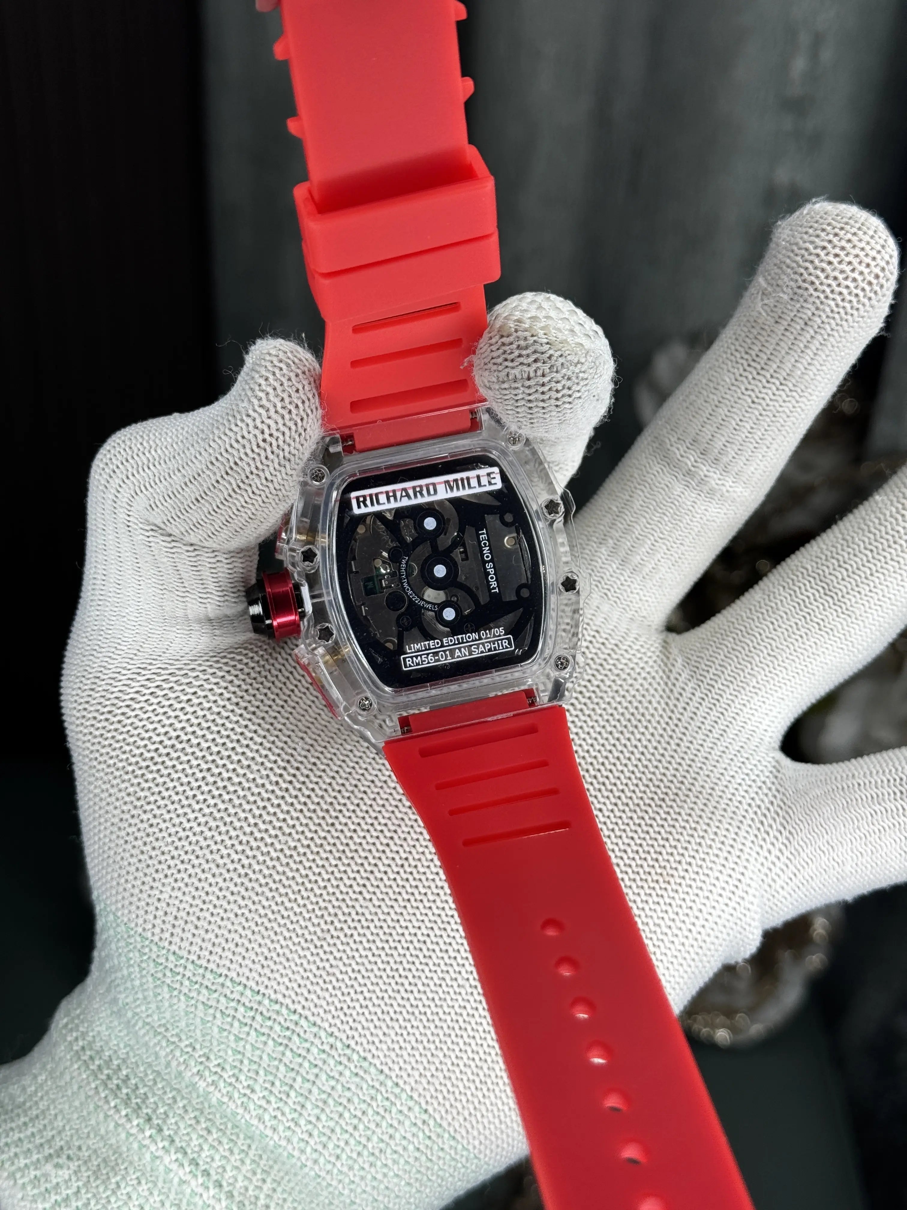 Richard Mille Red Premium Chronograph Watch