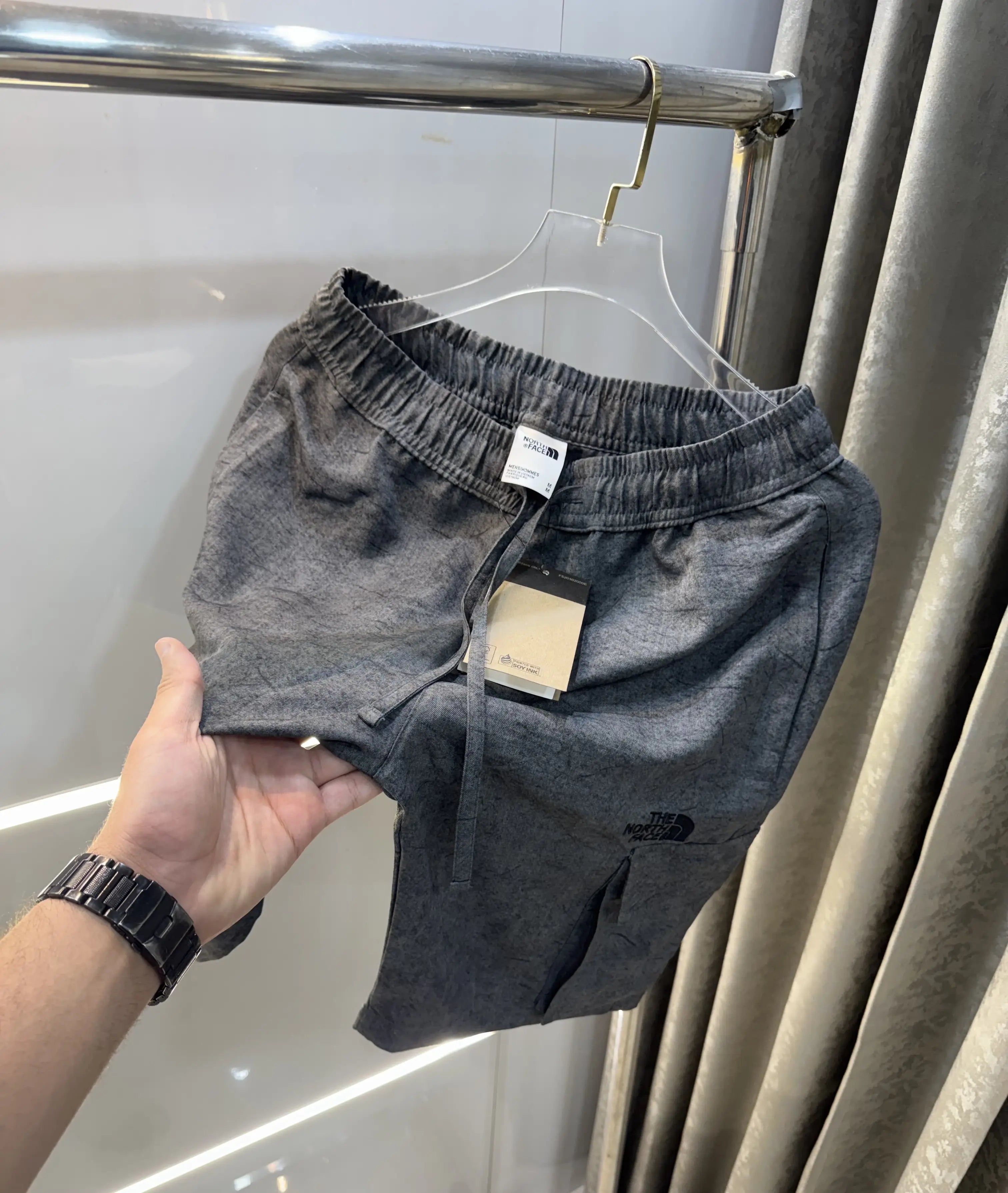 The North Face Dark Grey Premium Imported 🩳 Shorts Secondary image