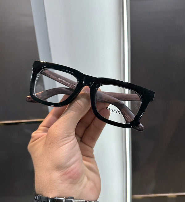 Miu Miu Wooden Black Premium Glasses 5189