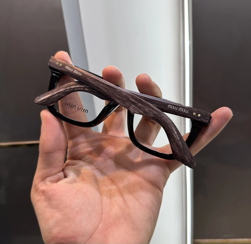 Miu Miu Wooden Black Premium Glasses 5189