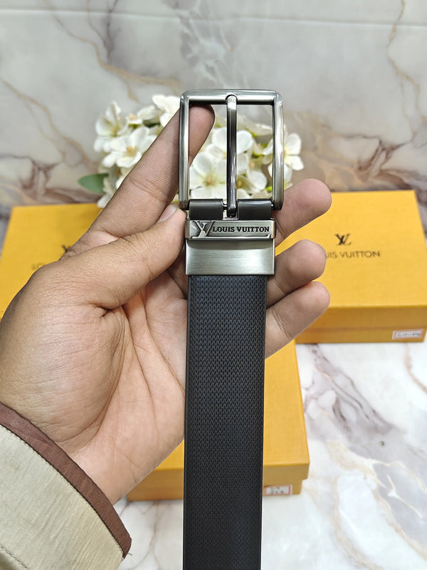 LV LOUIS VUITTON PREMIUM QUALITY REVERSEABLE BELT WITH OG BOX LV-326