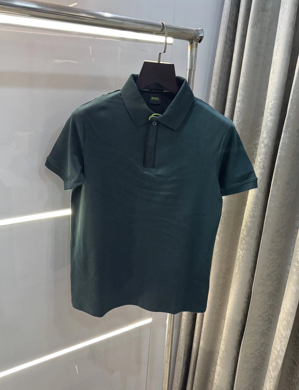 Hugo Boss Bottle Green Premium Polo T-Shirt
