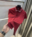 Hugo Boss Maroon Premium Polo T-Shirt