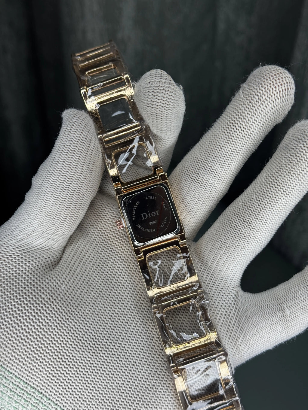 Dio r Rose Gold Black Premium Ladies Watch