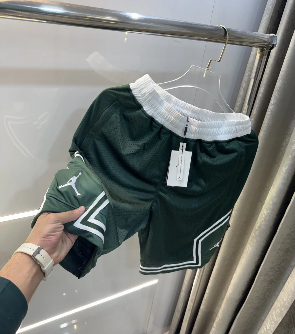Air Jordan Bottle Green Limited Edition Premium 🩳 Shorts