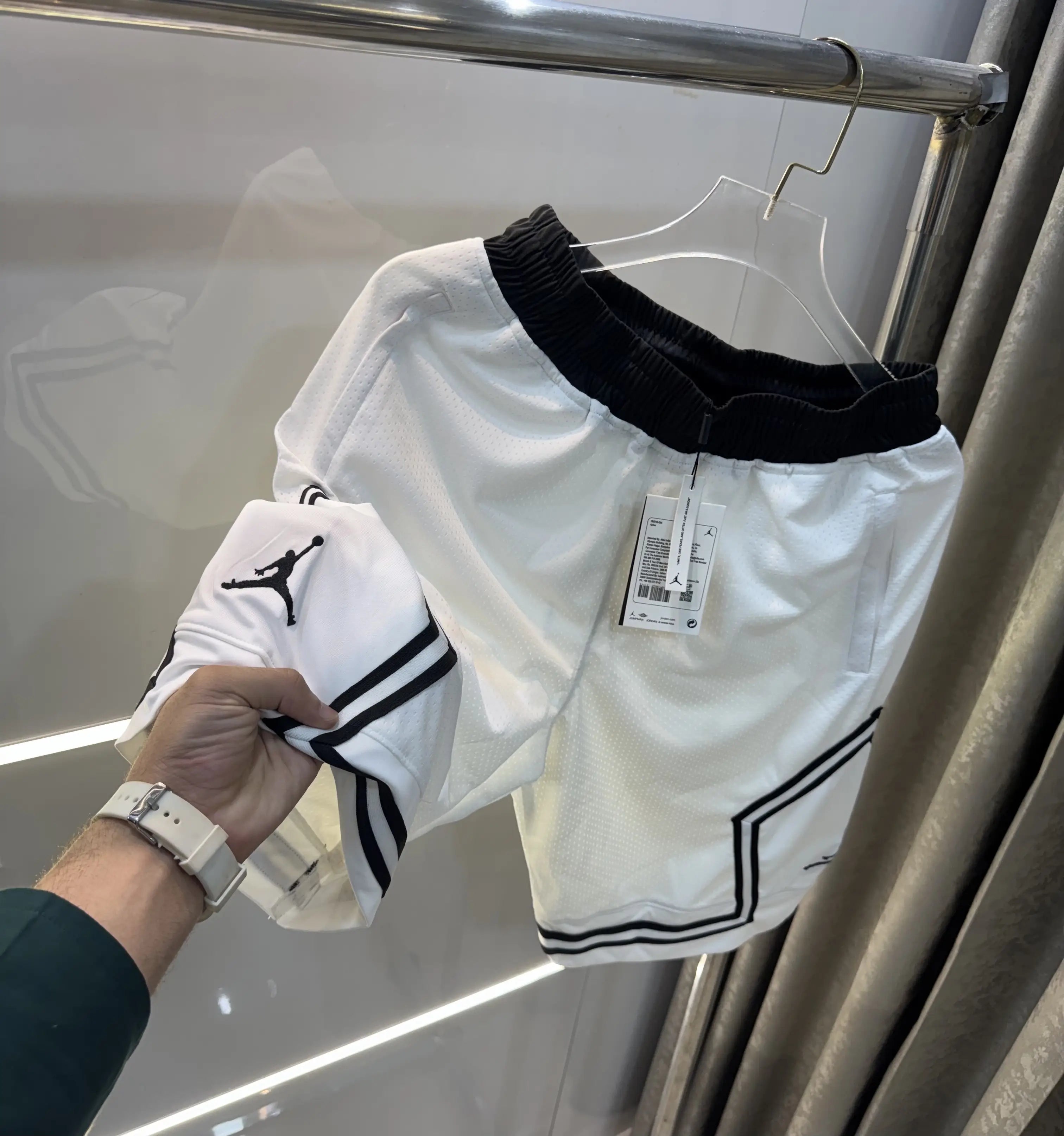 Air Jordan White Limited Edition Premium 🩳 Shorts