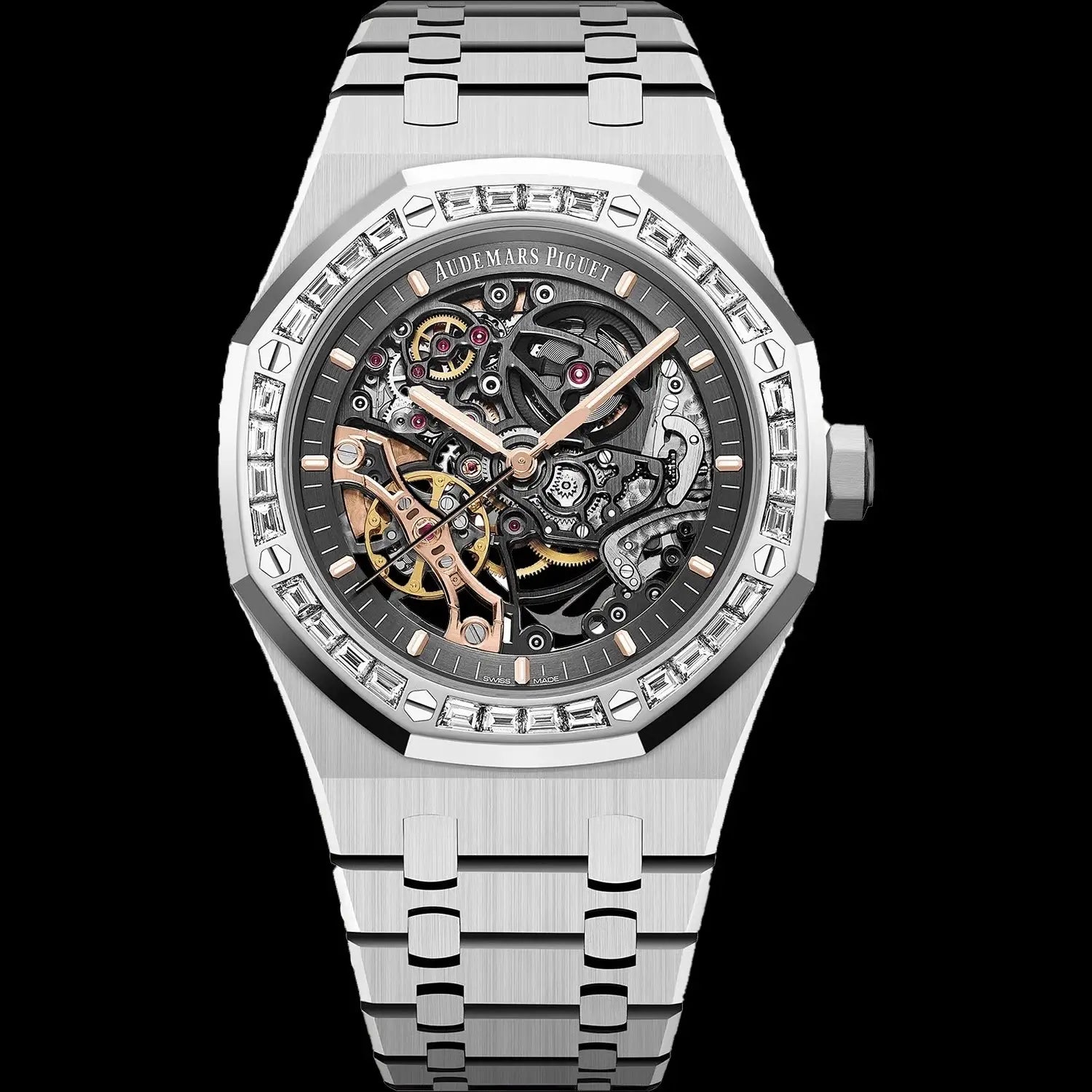 Audemars Piguet Royal Oak Skeleton Diamond Bazel