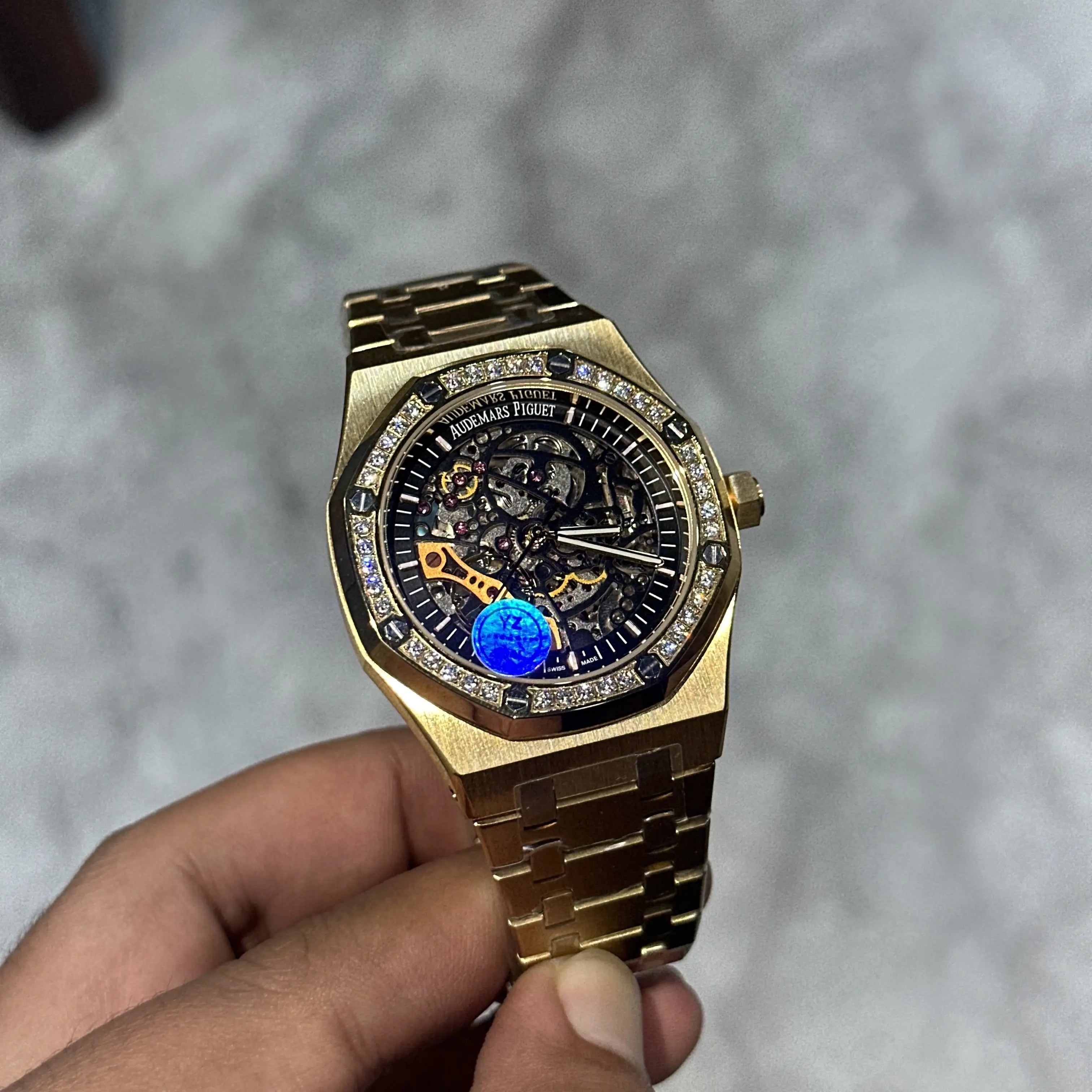 Audemars Piguet Royal Oak Skeleton Diamond Bazel Main image