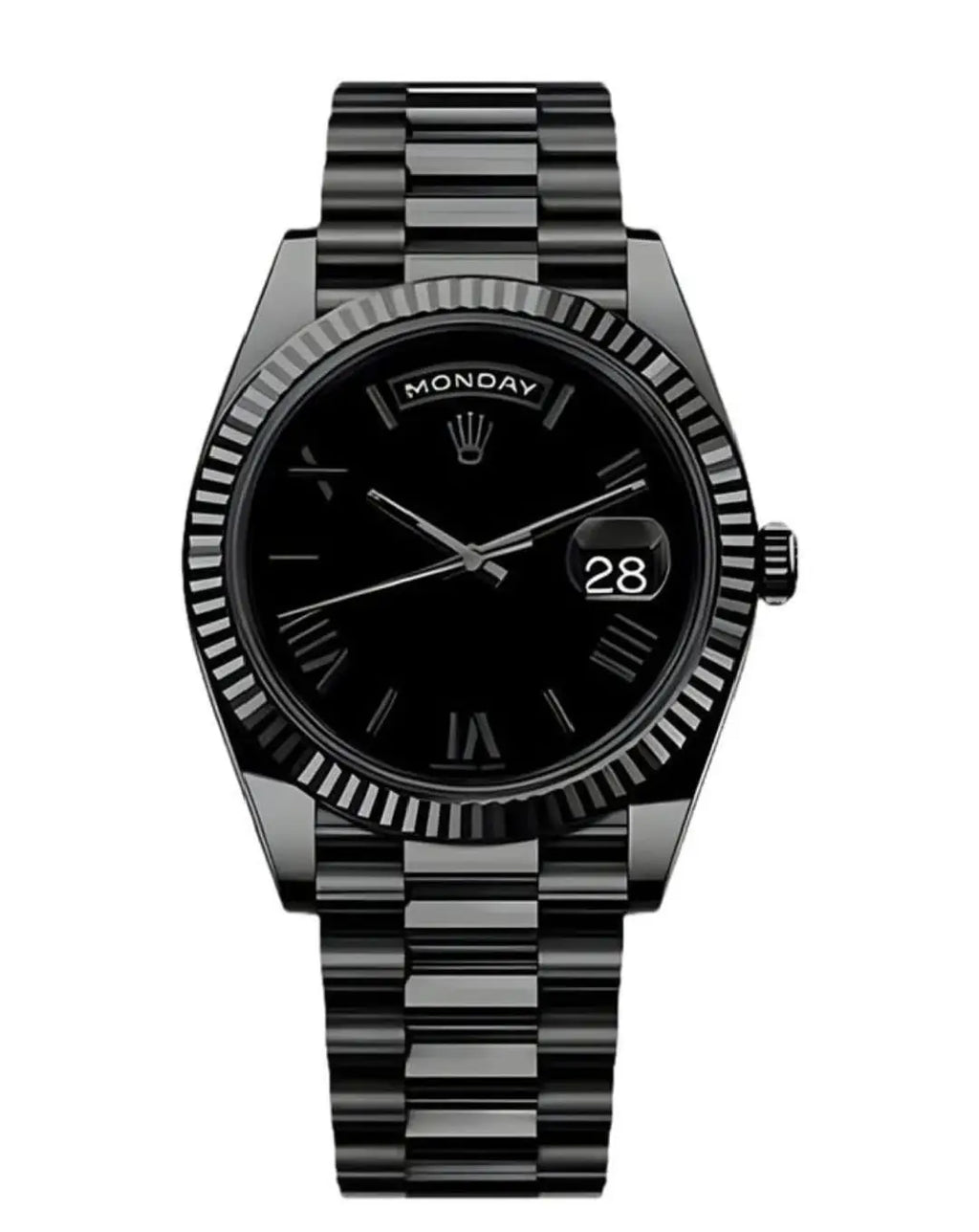 Rolex Day Date full black heavy qua