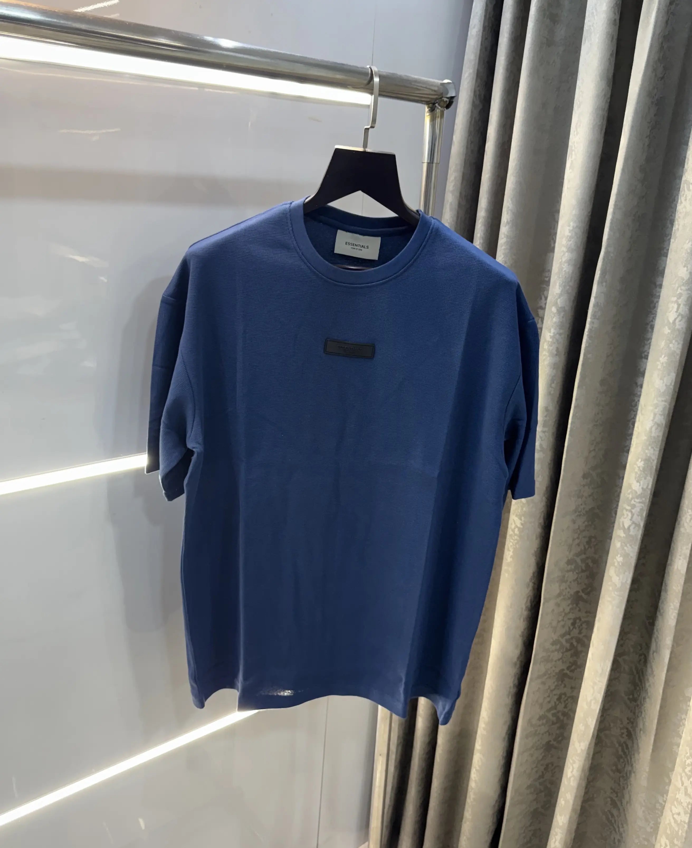 Essential Blue Imported Oversized T-Shirt Secondary image