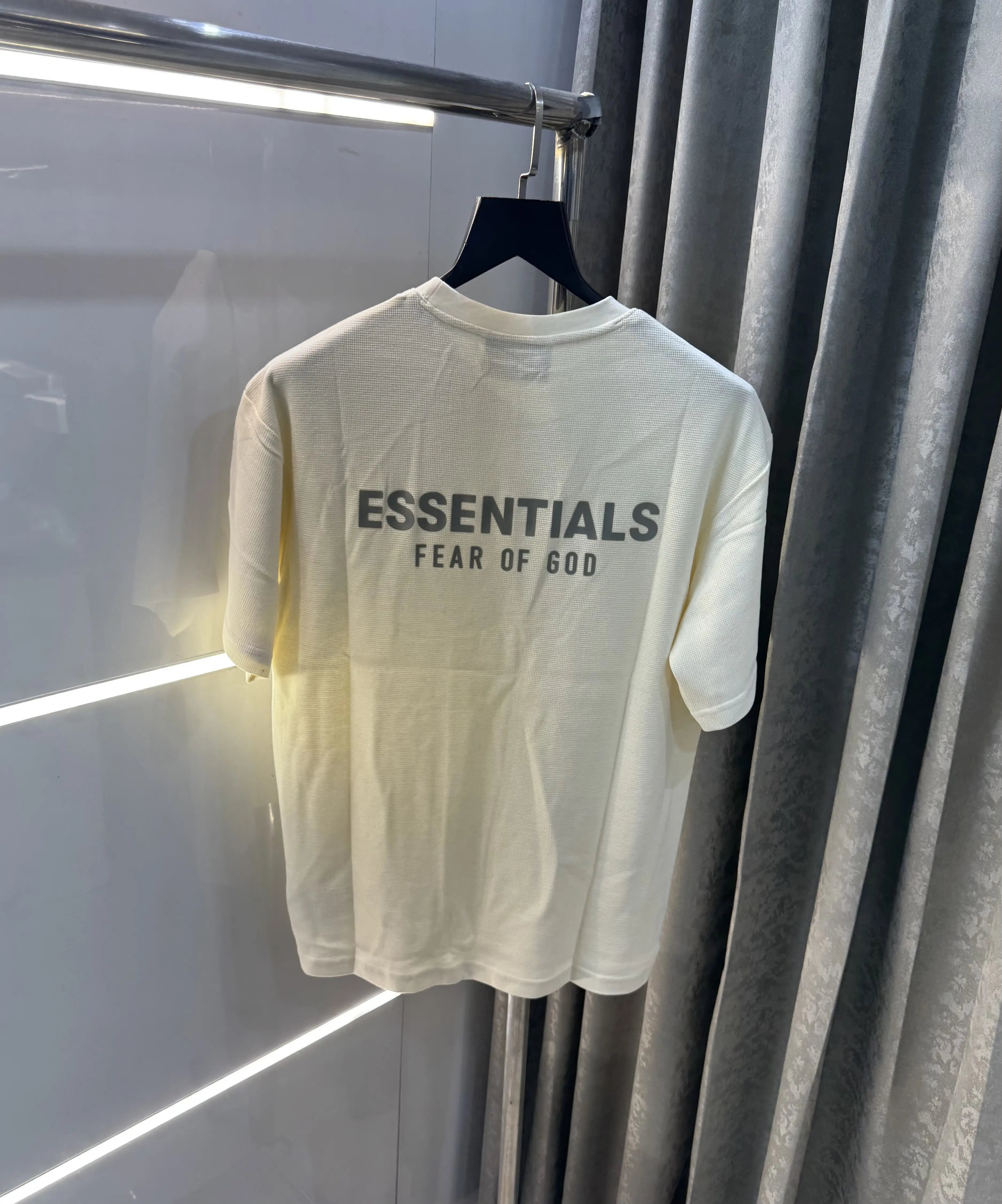 Essential Cream Imported Oversized T-Shirt Secondary image