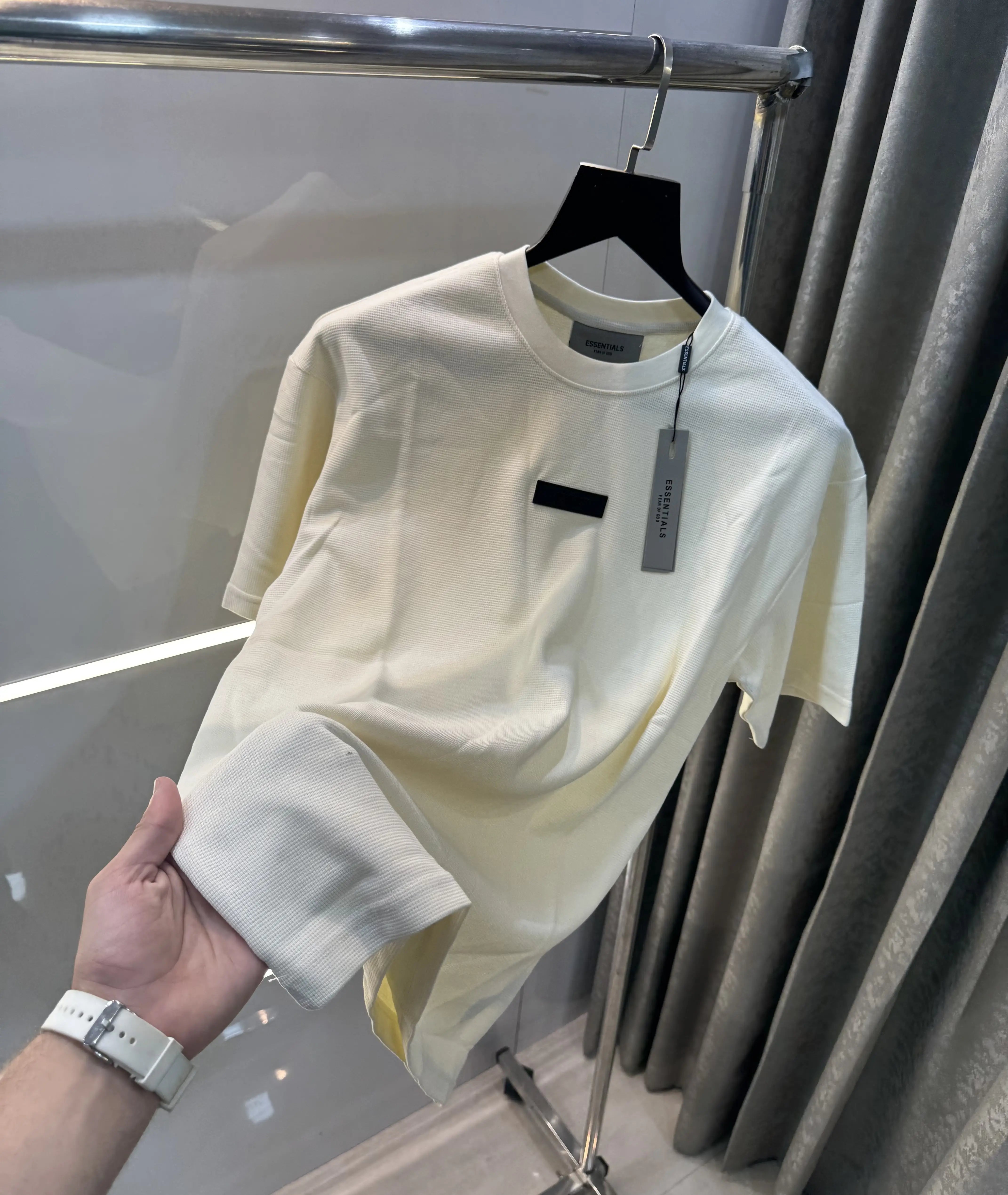 Essential Cream Imported Oversized T-Shirt Main image