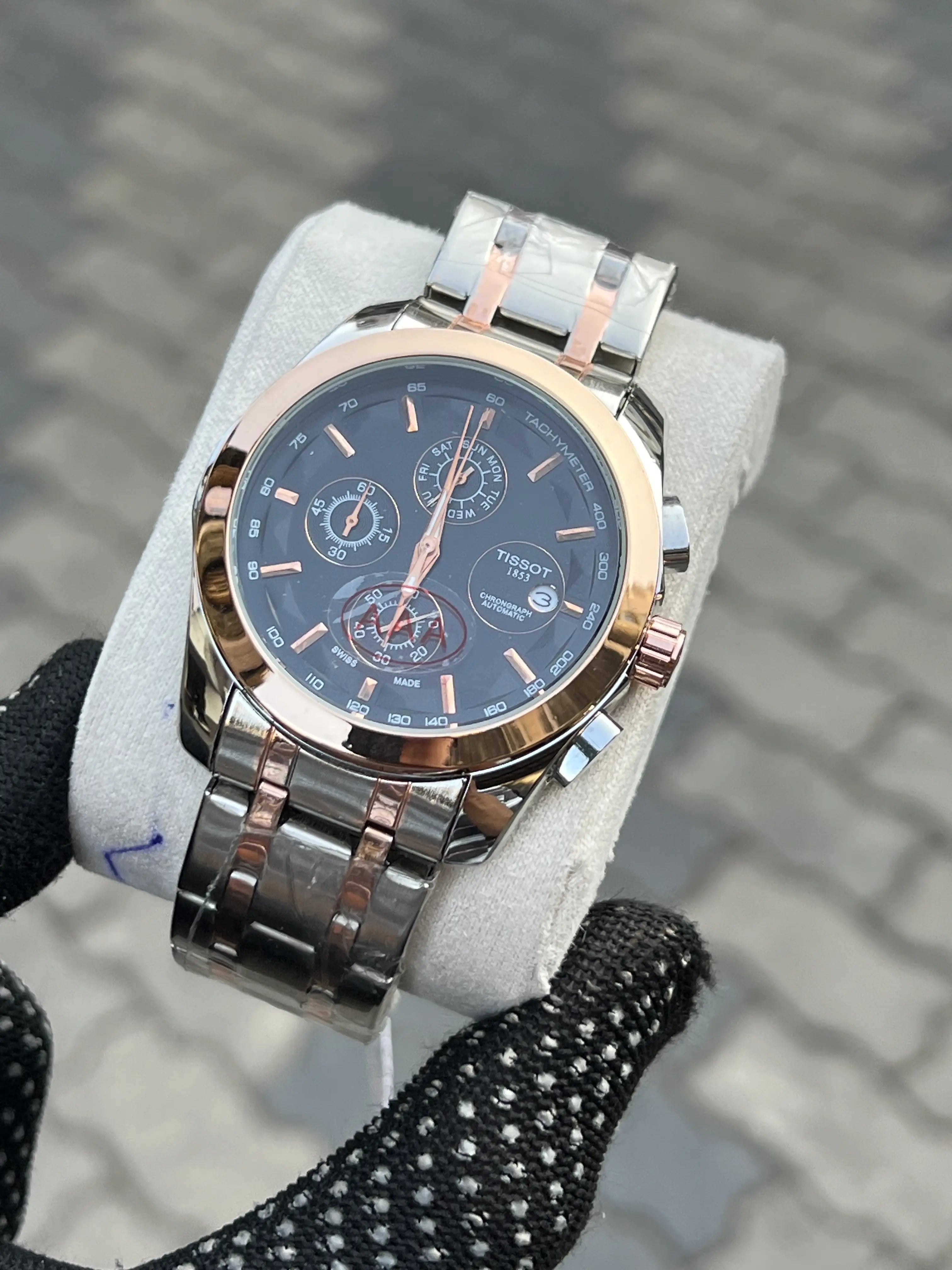 Tisso_t 1853 Chain Courtier Two Tone Gold