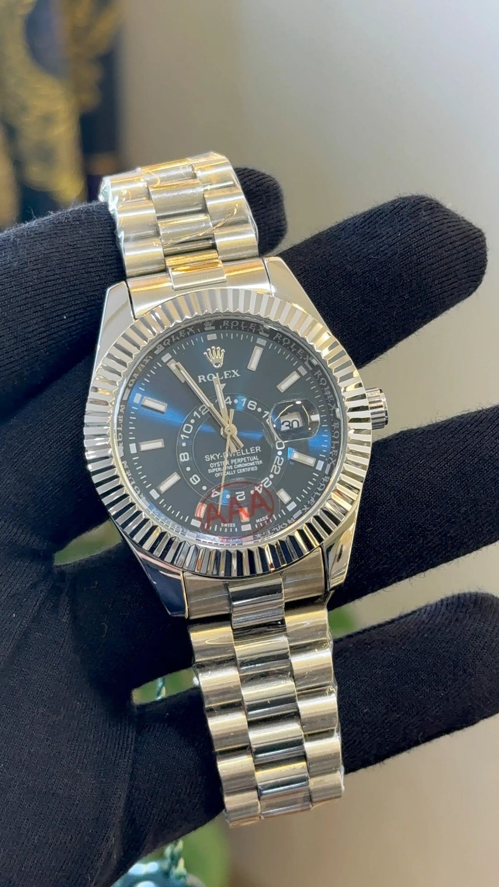Rolex SkyDweller heavy shift moveme