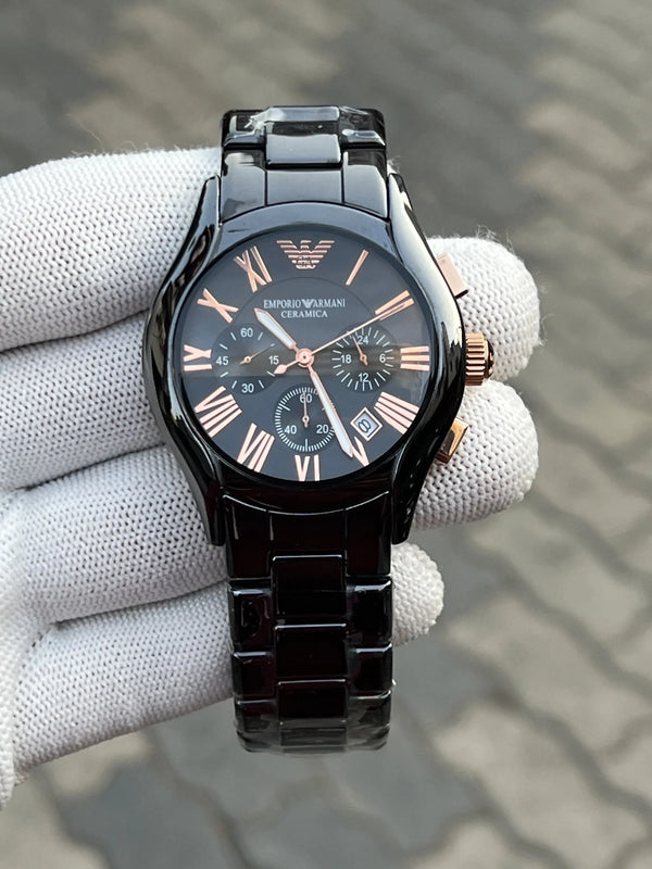 Arman_I Ceramic Black Rose Gold