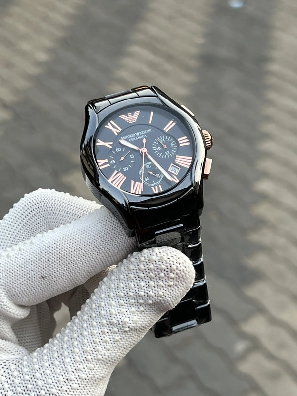 Arman_I Ceramic Black Rose Gold