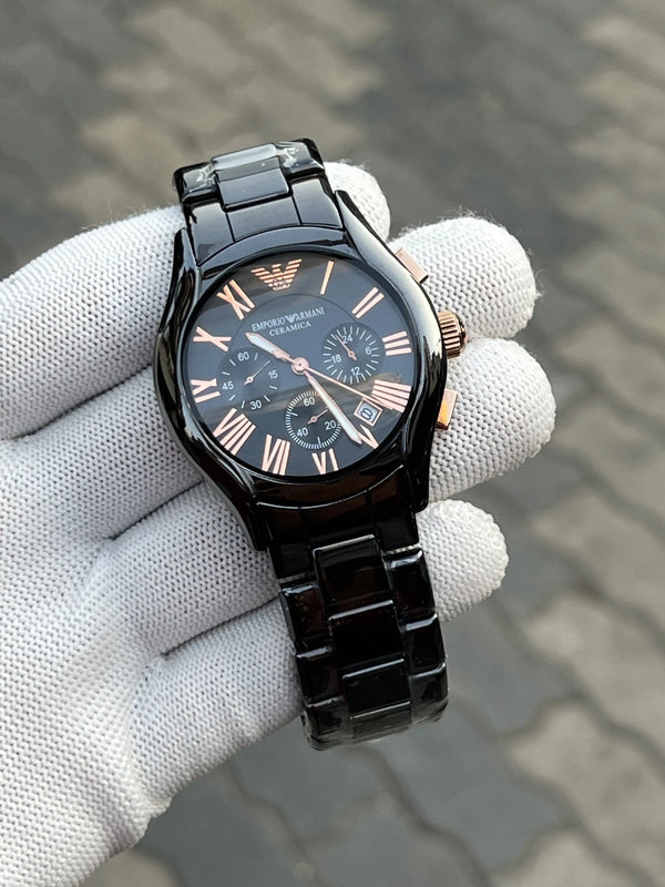 Arman_I Ceramic Black Rose Gold