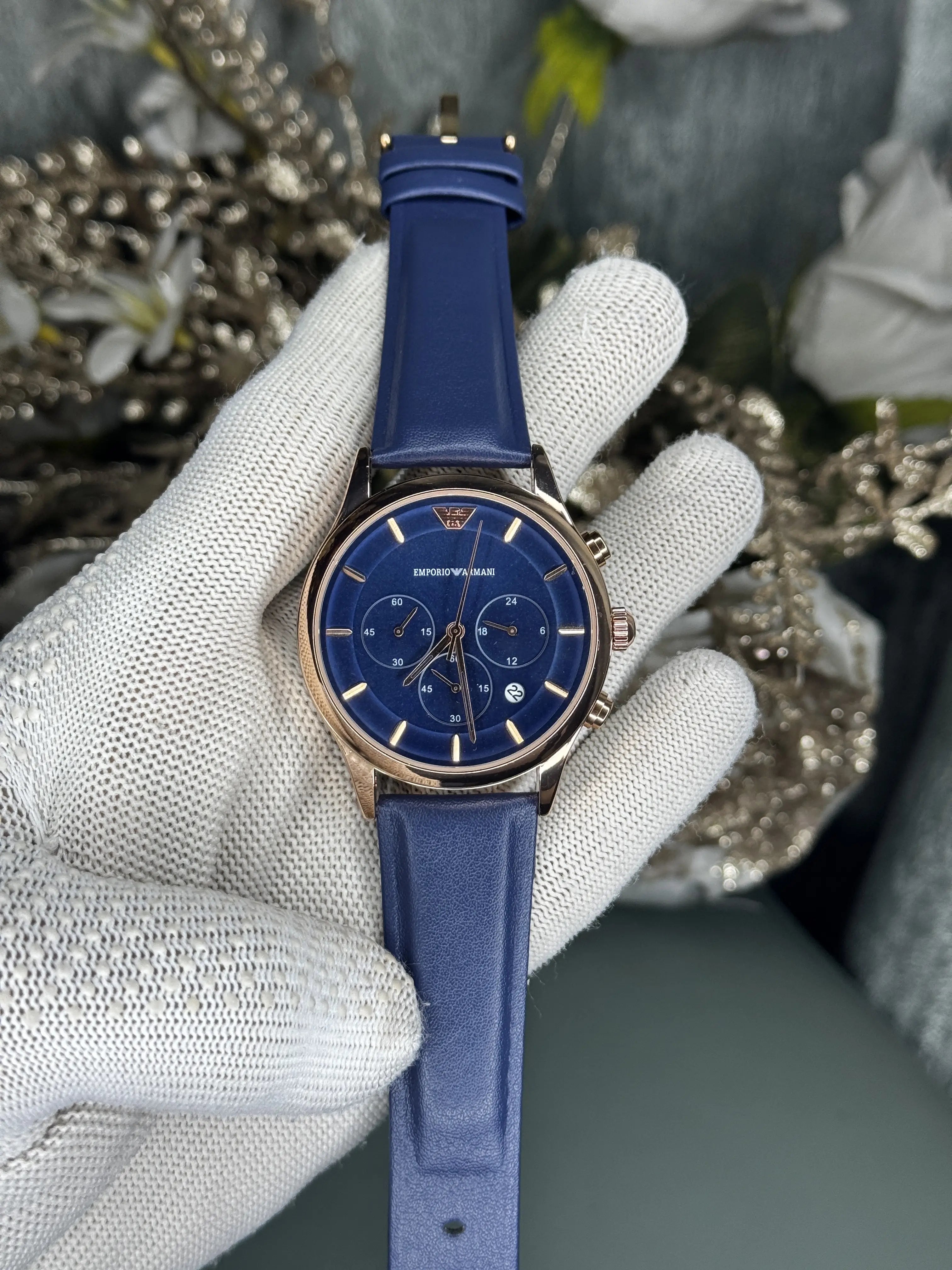 Emporio Arman i Copper Blue Chronograph Premium Watch Main image