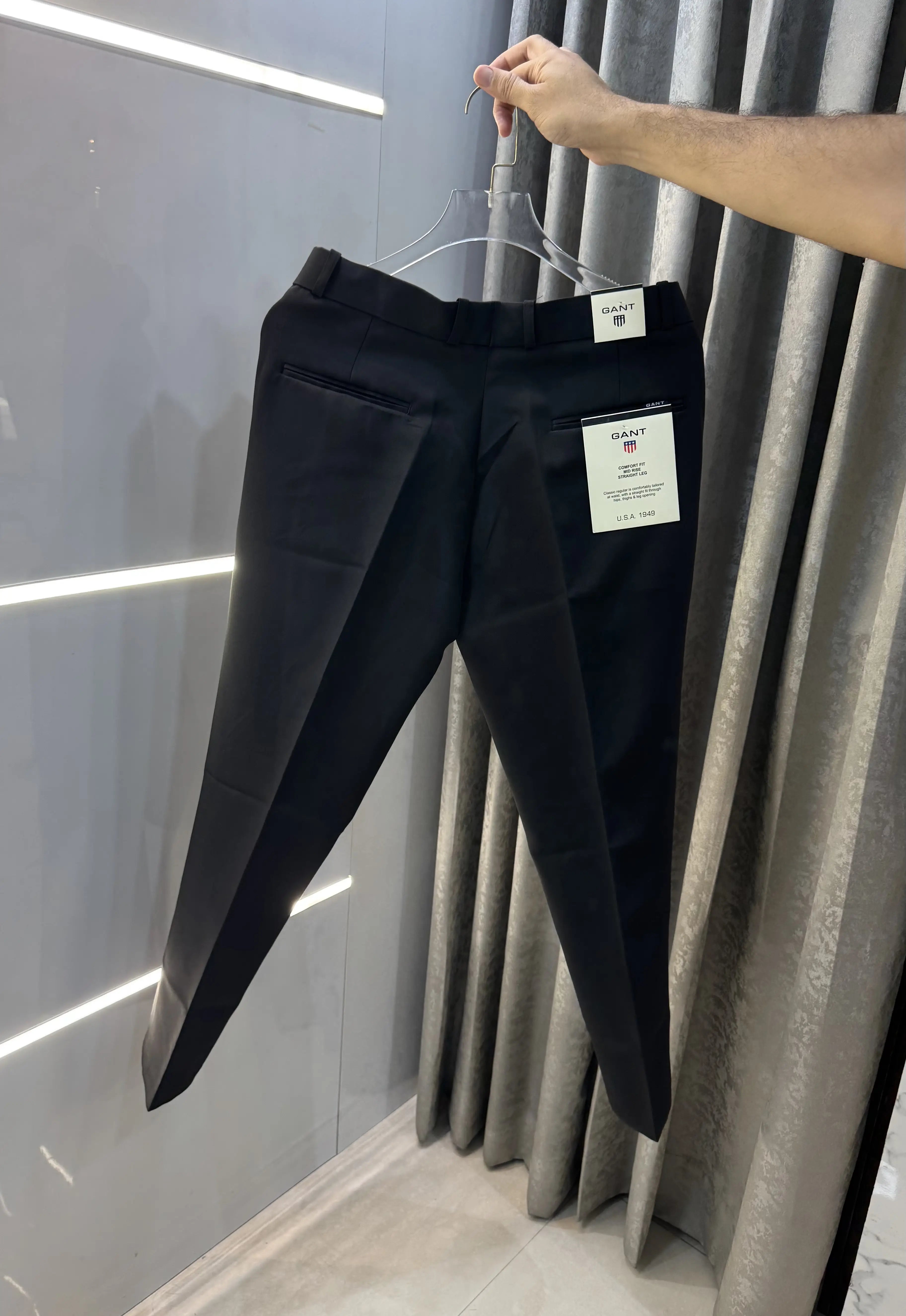 Gant Black Premium Imported Belt Strech Trouser
