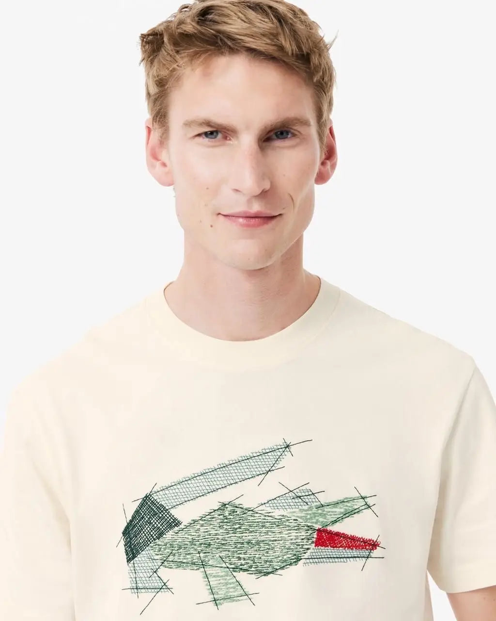 Lacost e Cream Logo Work Premium T-Shirt