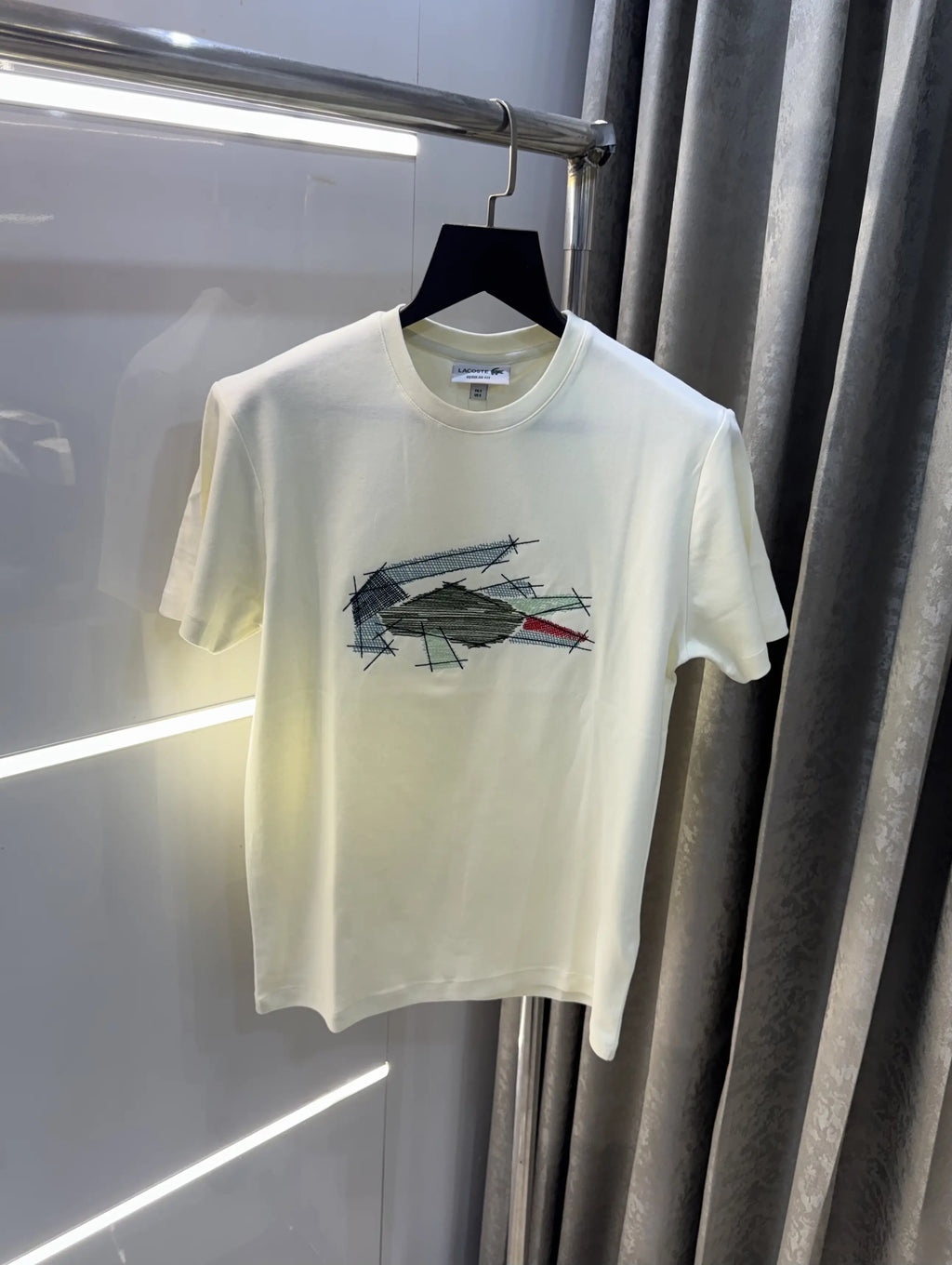 Lacost e Cream Logo Work Premium T-Shirt