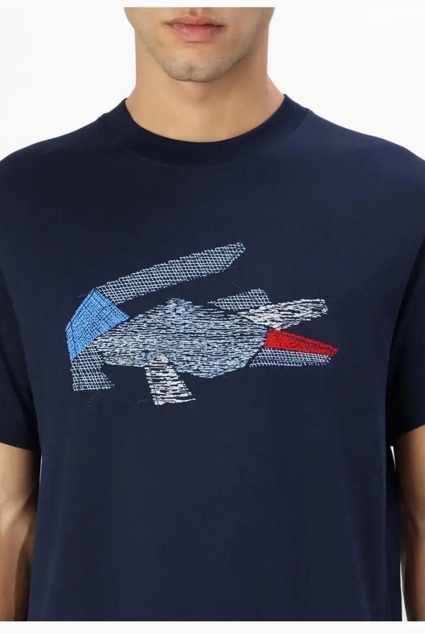 Lacost e Navy Blue Logo Work Premium T-Shirt Main image