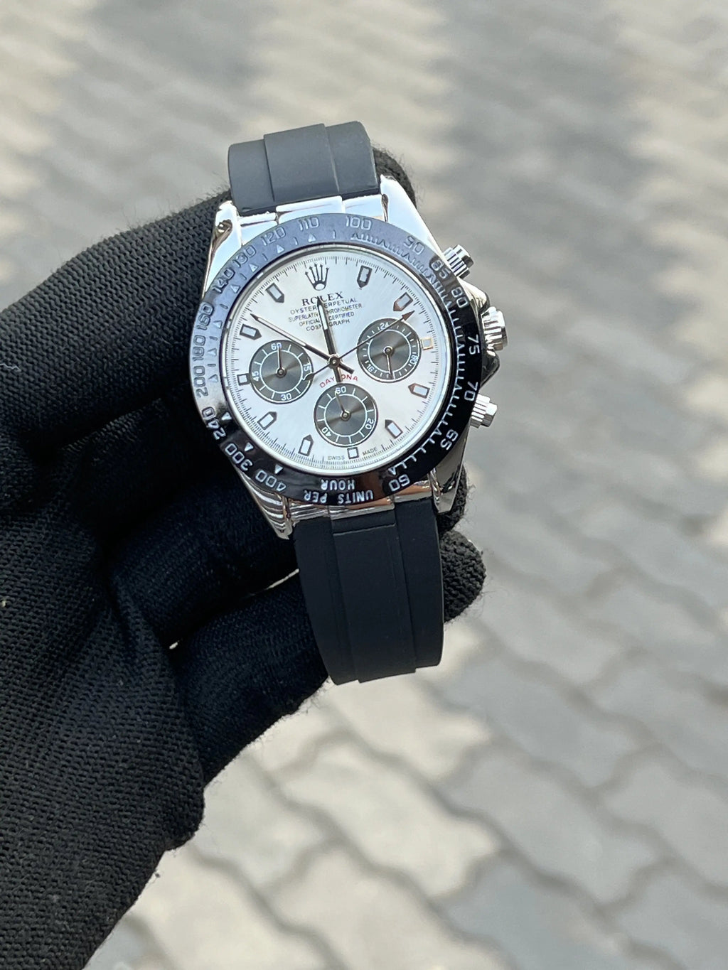 Role_x Oyster Perpetual Daytona Silver