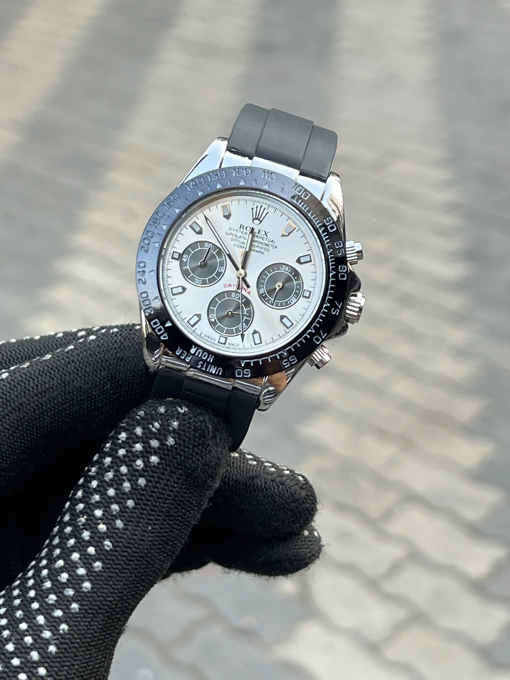 Role_x Oyster Perpetual Daytona Silver
