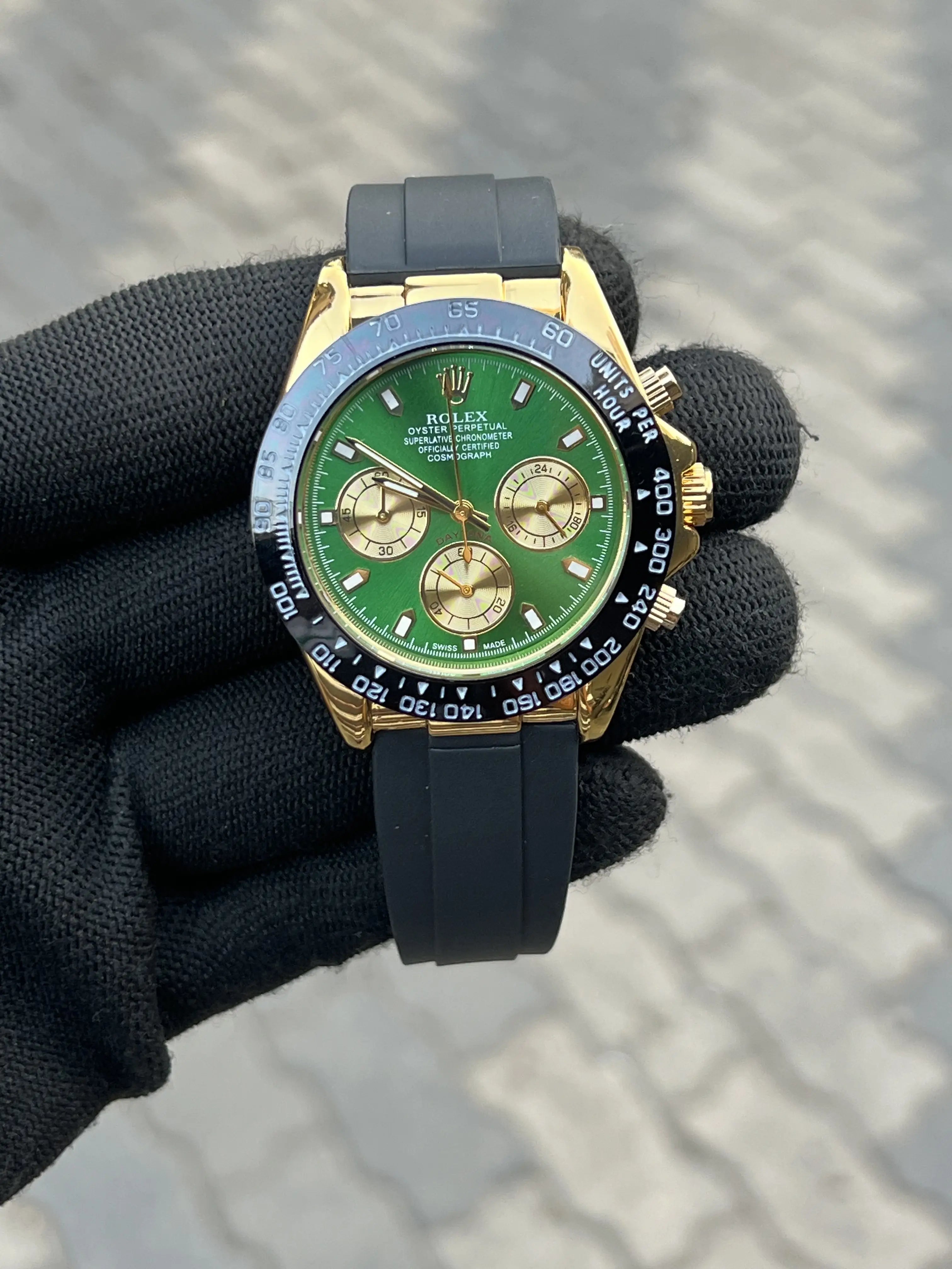 Role_x Oyster Perpetual Daytona Green