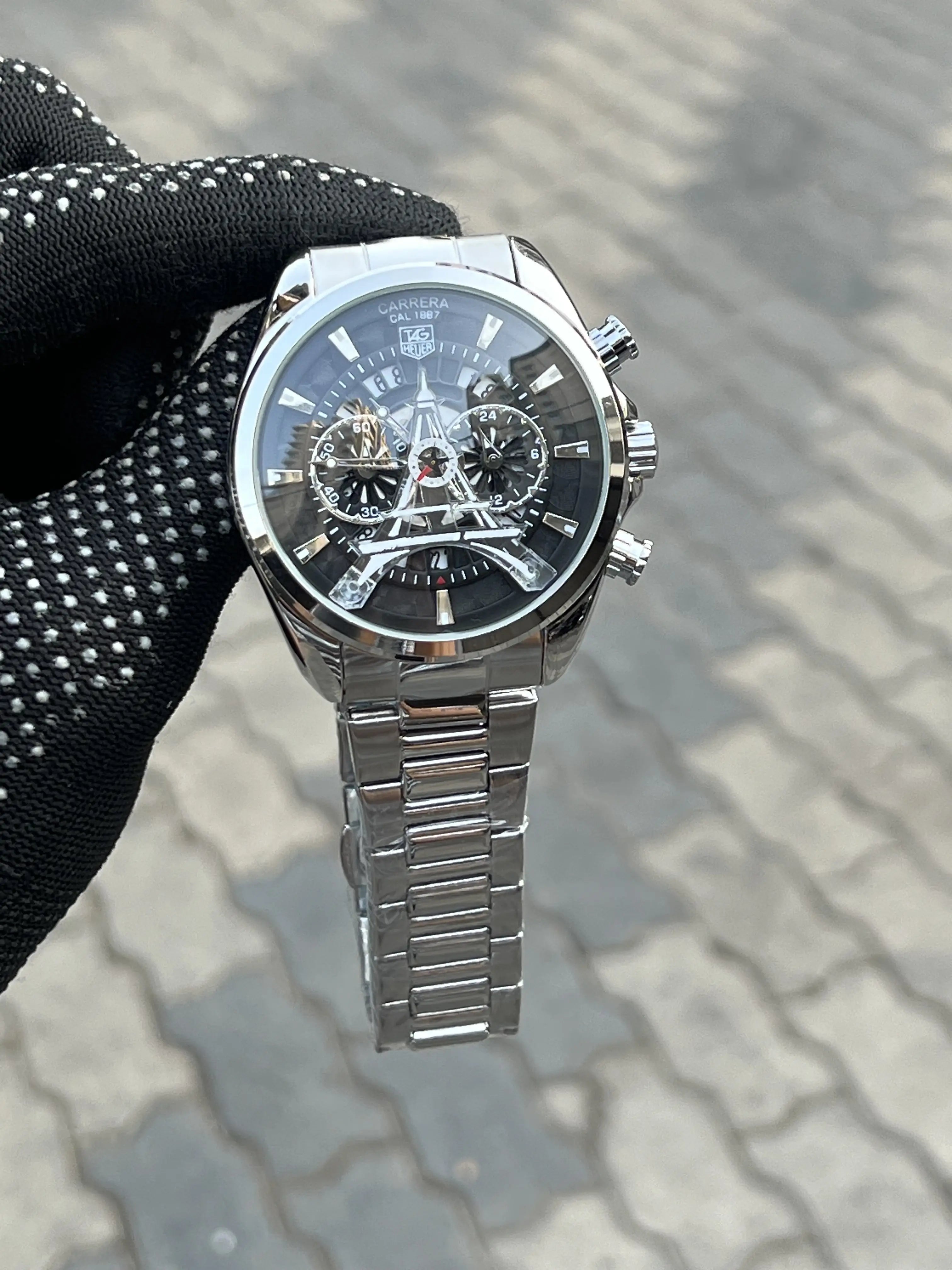 Tag Hueuer Eiffel Tower Silver Black Secondary image