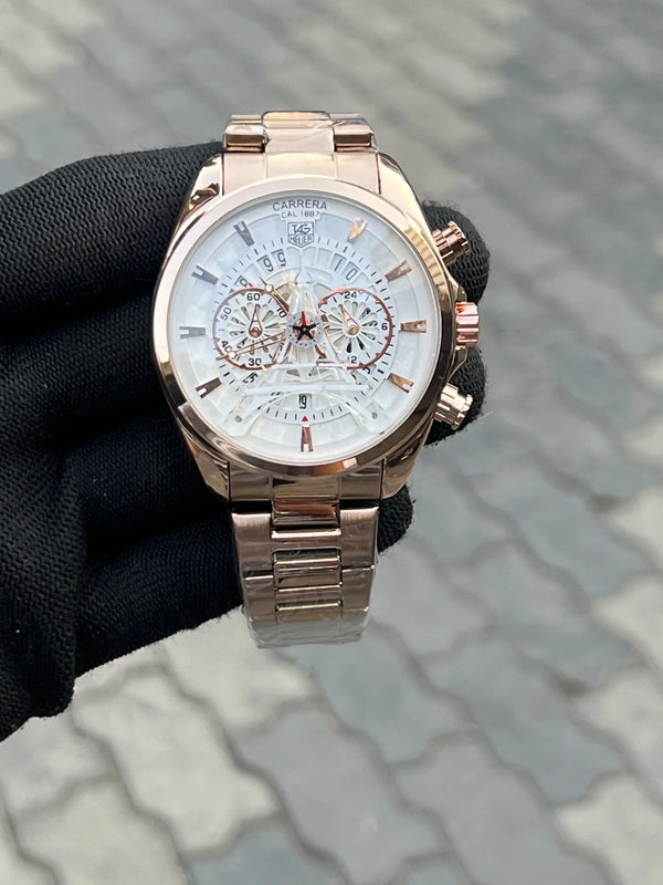 Tag Heuer Eiffel Tower Rose Gold White