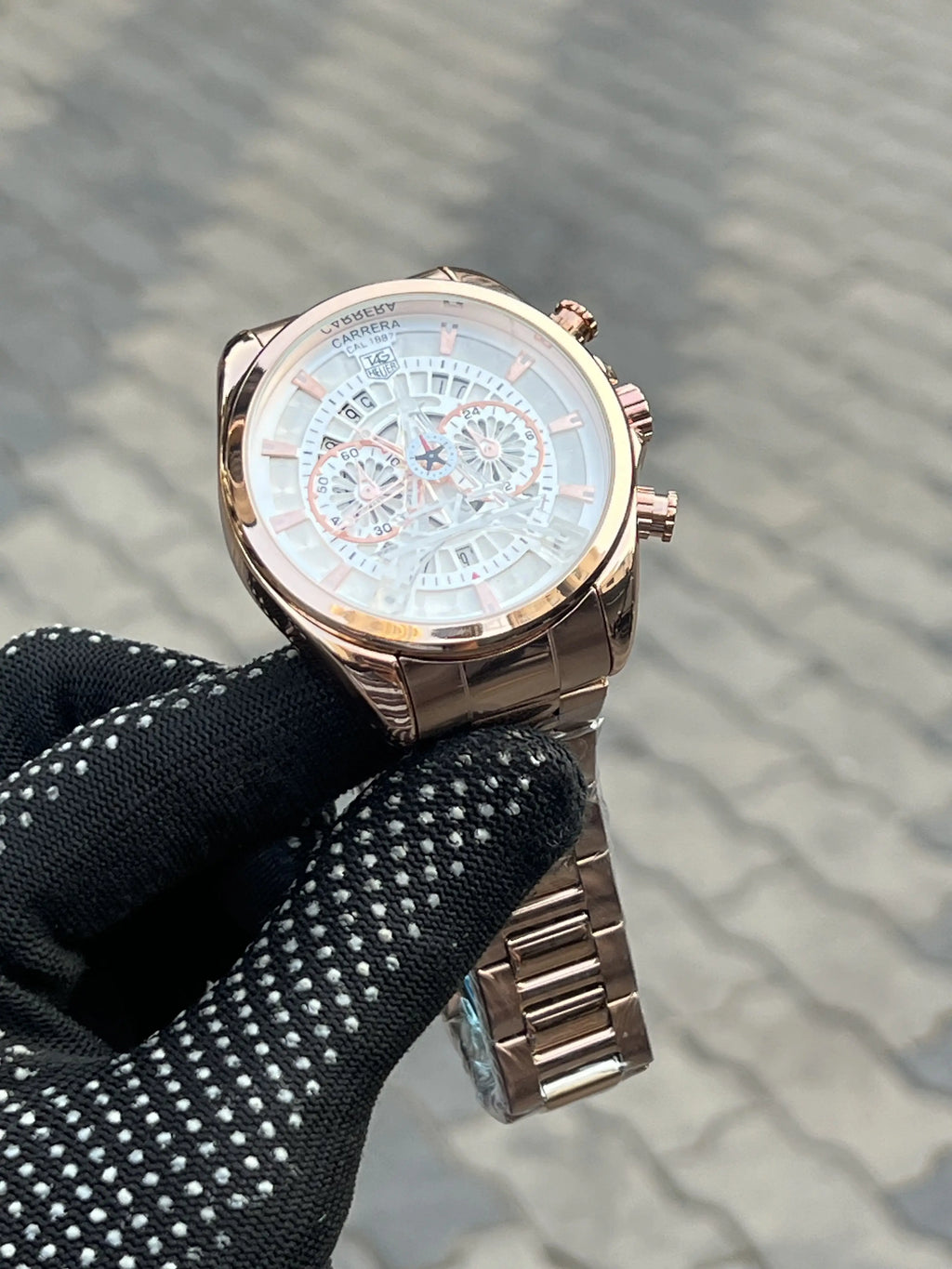 Tag Heuer Eiffel Tower Rose Gold White