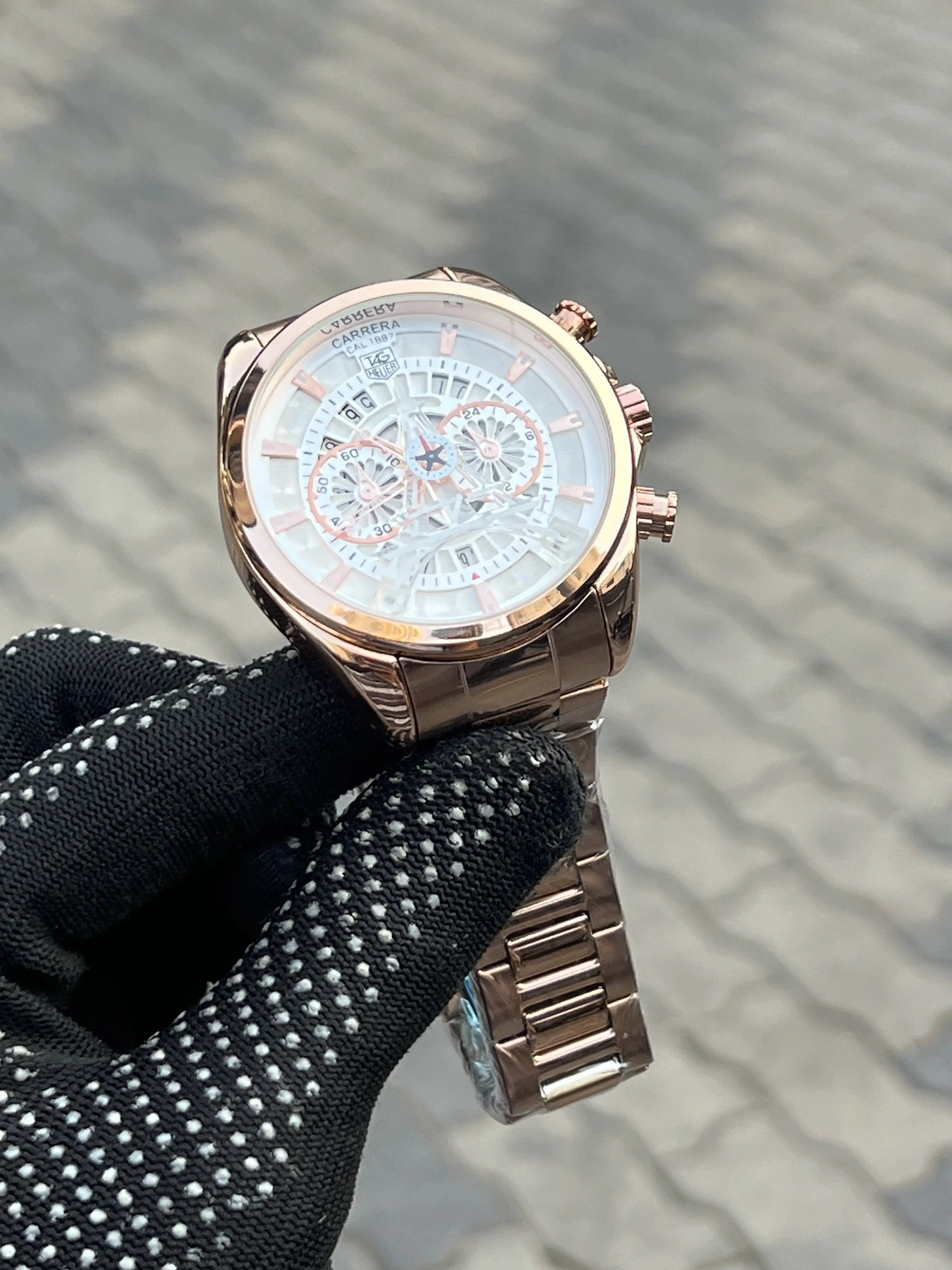 Tag Heuer Eiffel Tower Rose Gold White