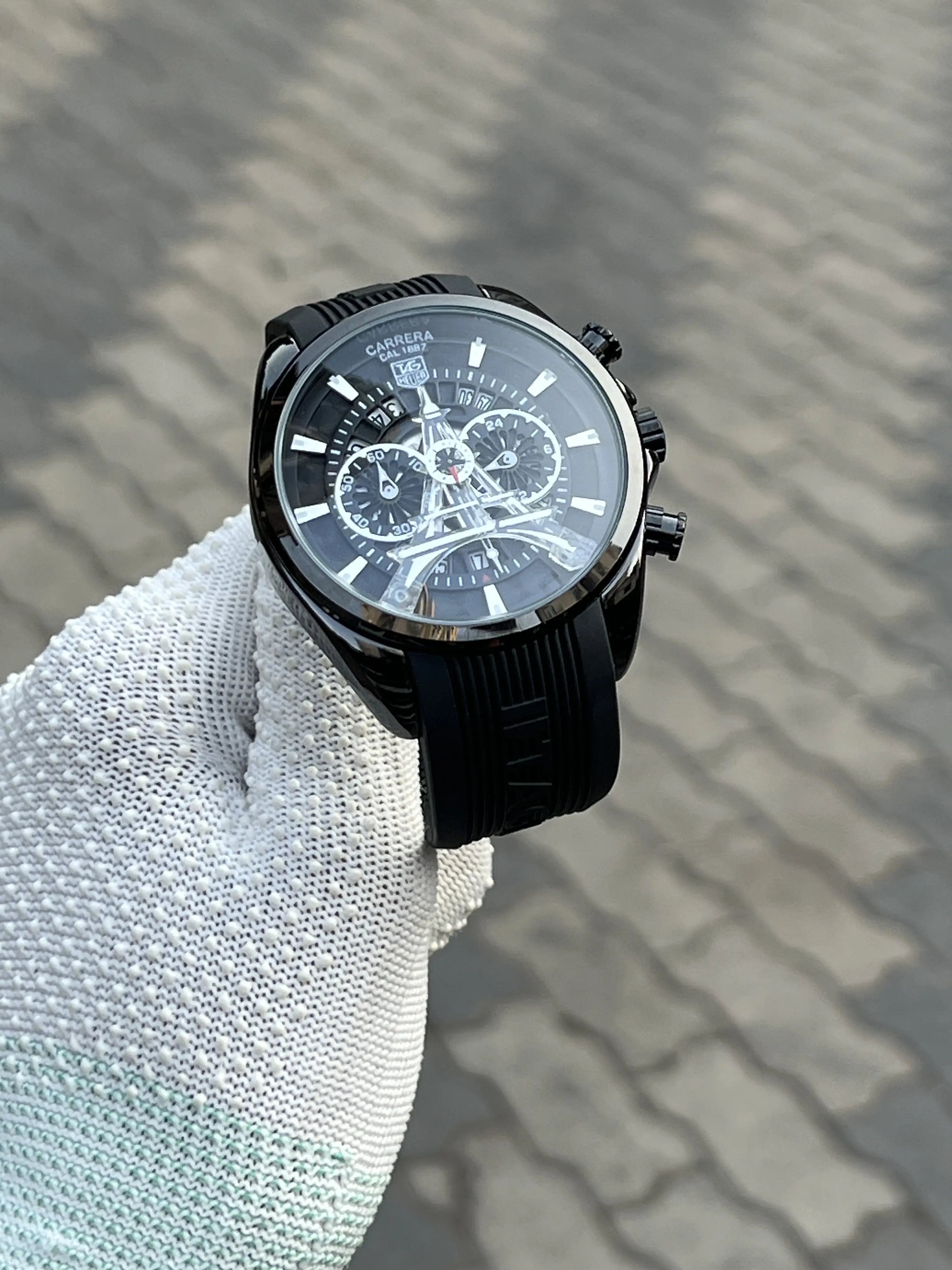 Tag Heuer Eiffel Tower Silicon Black Secondary image