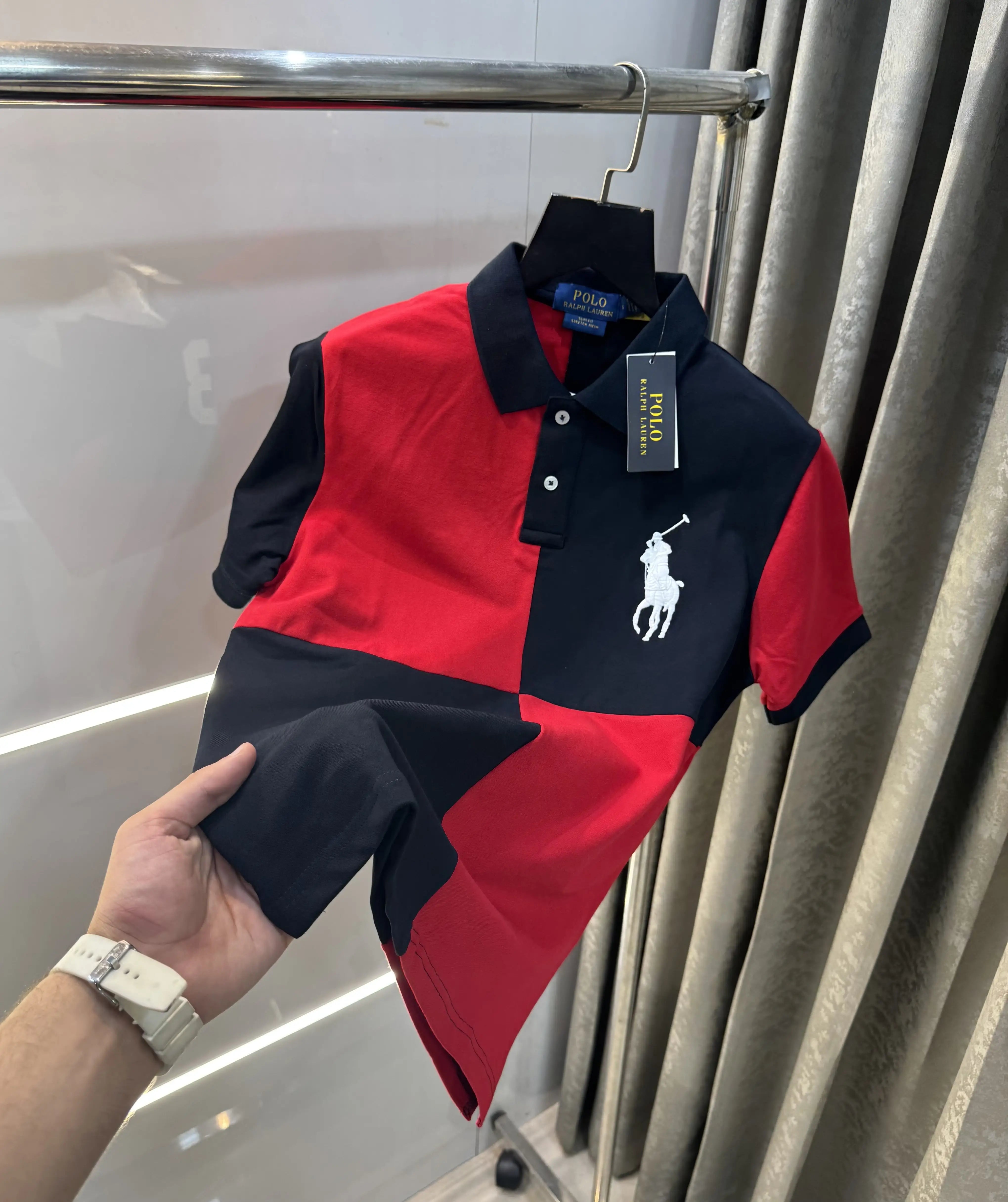 Ralph Lauren Red Embroidery Logo premium Polo T-shirt Secondary image
