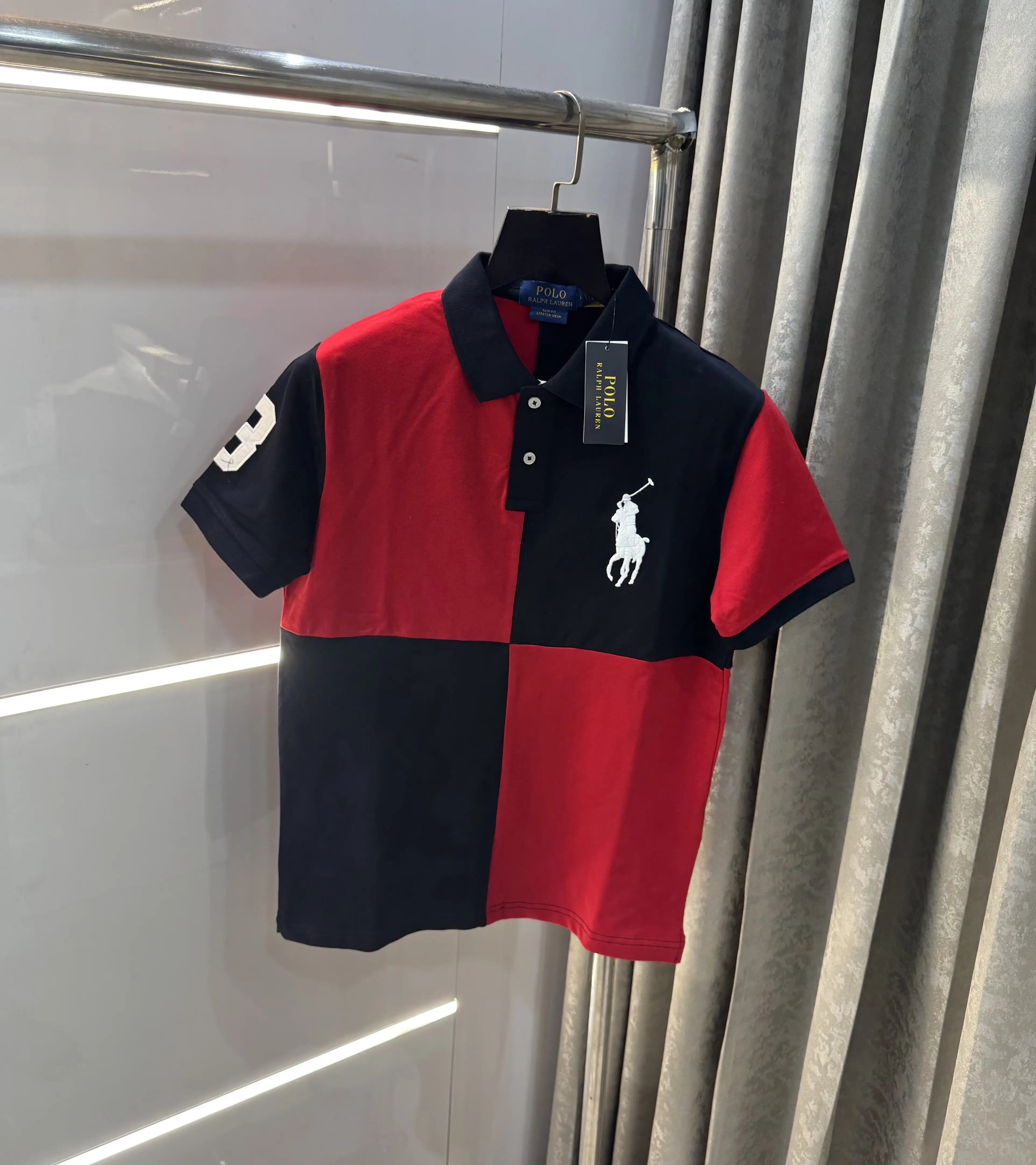 Ralph Lauren Red Embroidery Logo premium Polo T-shirt Main image