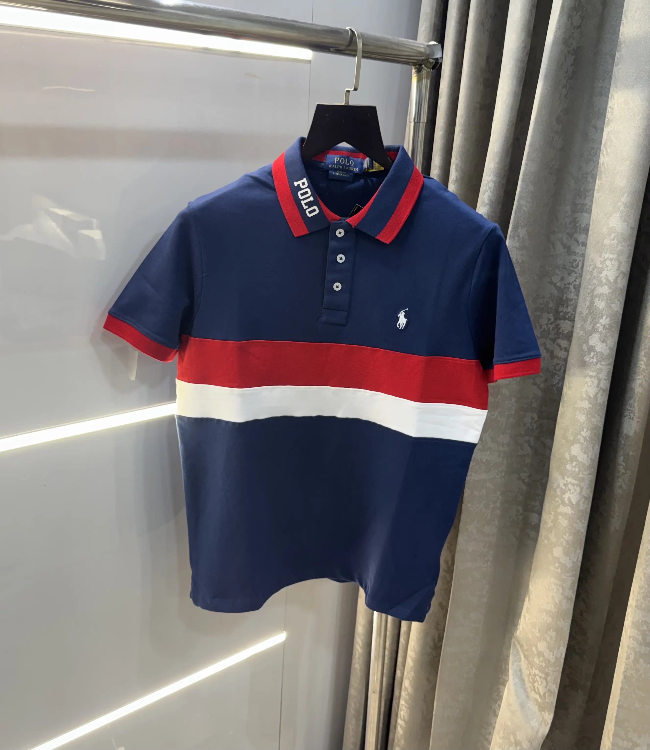 Ralph Lauren Navy Blue Embroidery Logo premium Polo T-shirt Secondary image
