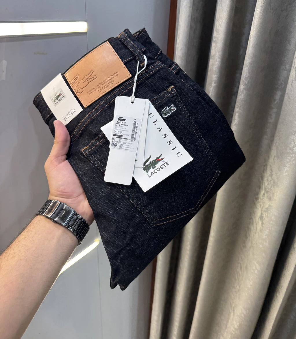 Lacost e carbon black Imported Hyperflex Denim